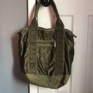 Victoria secret zippered tote bag